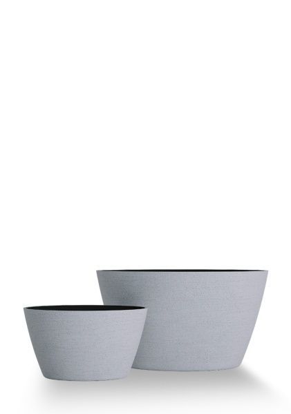 Кашпо CONCRETIKA BOWL EROSIA WHITE