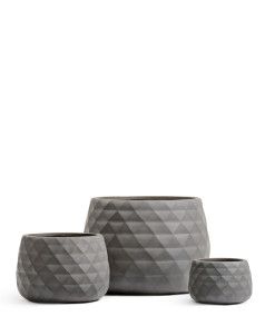 Кашпо TREEZ ERGO, Низкая чаша, Мокко