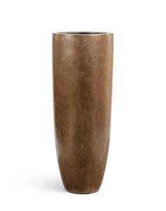 Кашпо TREEZ Effectory, Высокий конус, Тёмное матовое