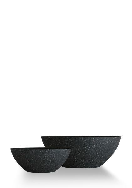 Кашпо CONCRETIKA BONSAY EGG BLACK