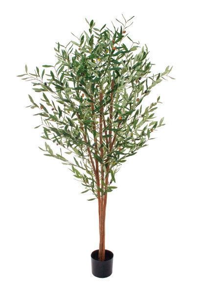 Дерево искусственное в кашпо "Олива", H180 см