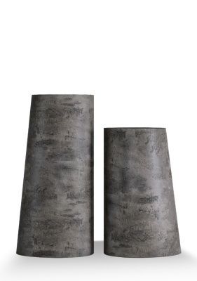 Кашпо CONCRETIKA DUET CONCRETE GREY DARK