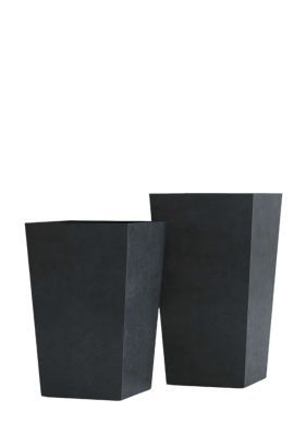 Кашпо CONCRETIKA CONIC ANTHRACITE