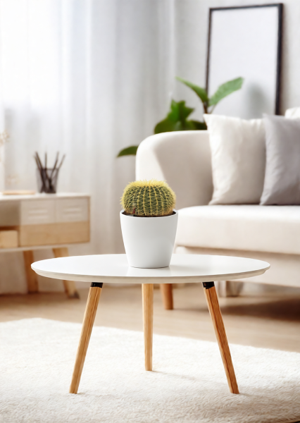 Эхинокактус Грузони 12/20 см в CUBE COLOR 14