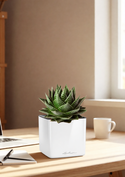 Алоэ Космо 10/20 см в CUBE Glossy 14