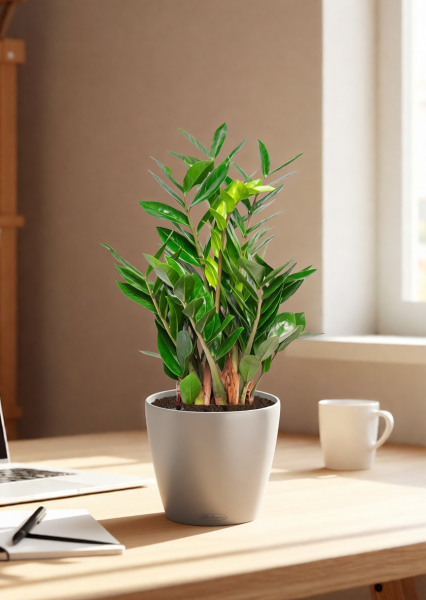 Замиокулькас 14/50 см в CLASSICO Color 18