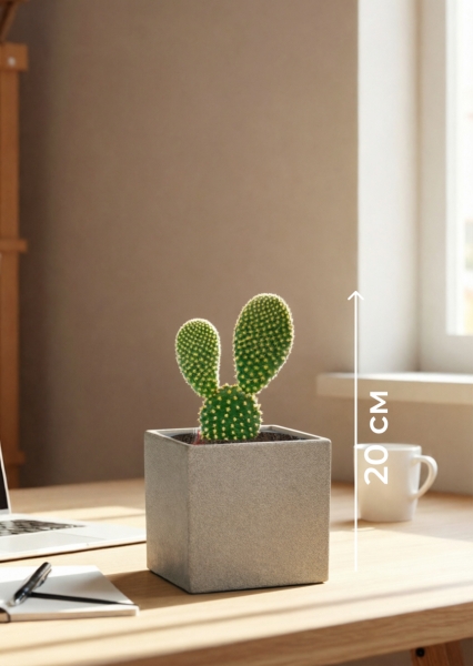 Опунция Мелковолосистая Паллида 6/12 см в CANTO STONE 14 Опунция Мелковолосистая Паллида 6/12 см в CANTO STONE 14