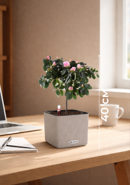 Азалия Фландрес штамб микс 13/20 см в CUBE COLOR 16