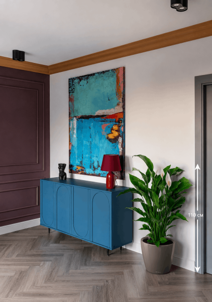 Спатифиллум Свит 24/110 см в CILINDRO 32